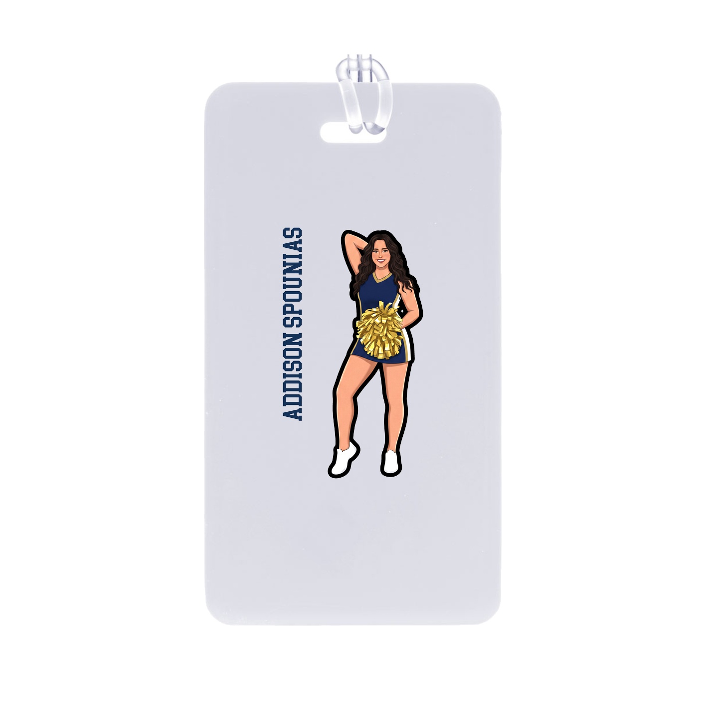Bag Tag — Name Vertical in Classic