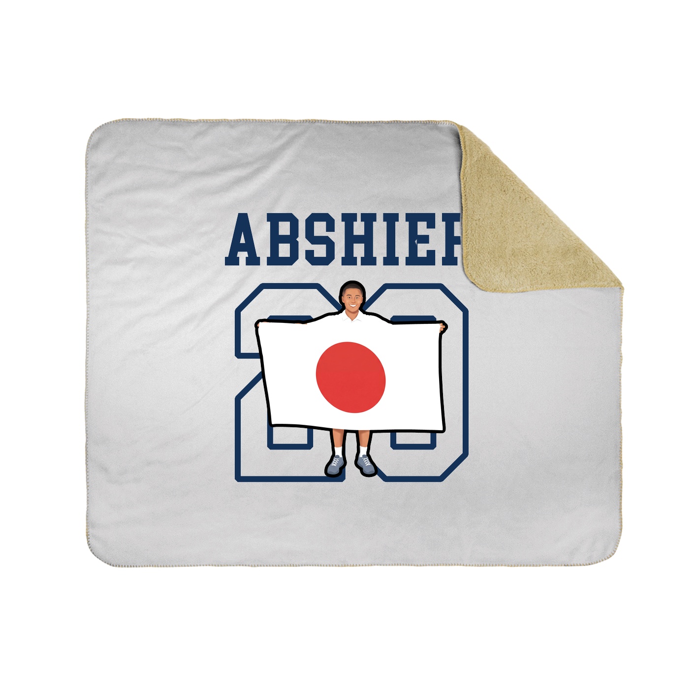 Throw Blanket — Shirsey in White