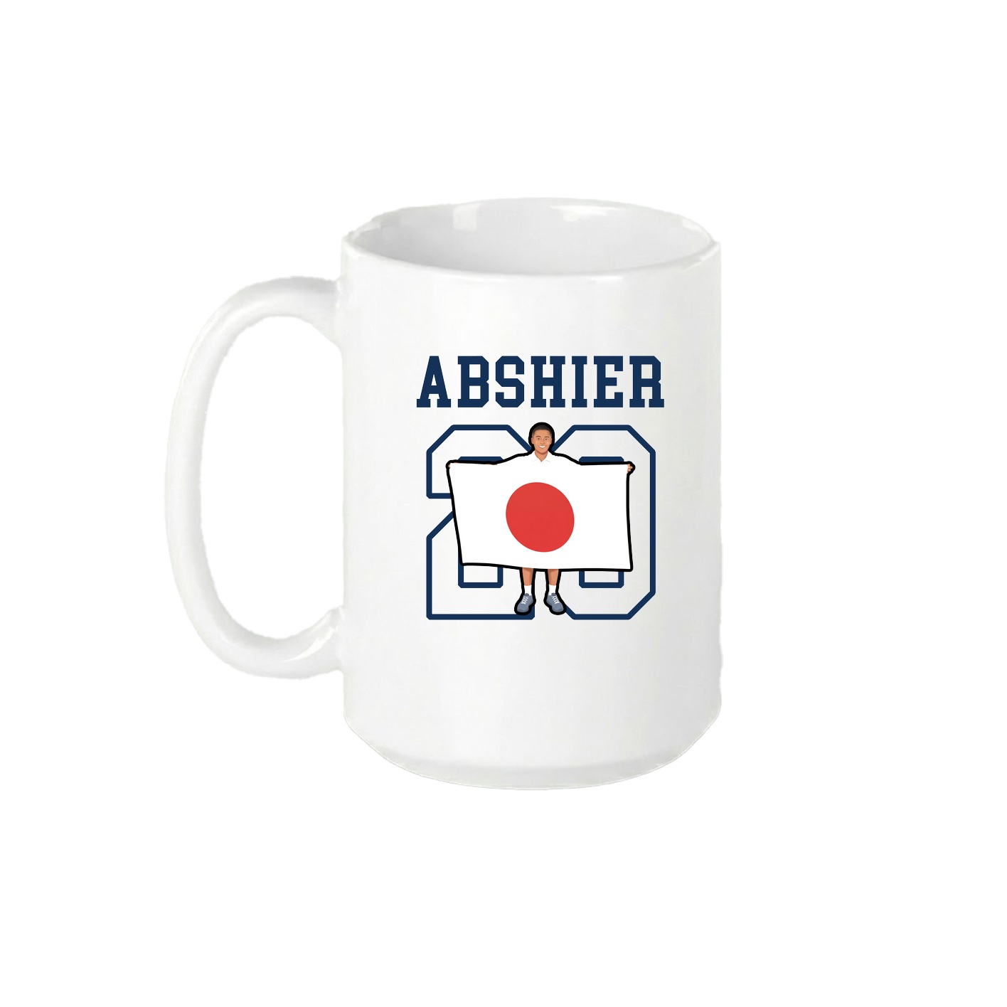 15oz Coffee Mug — Shirsey in White