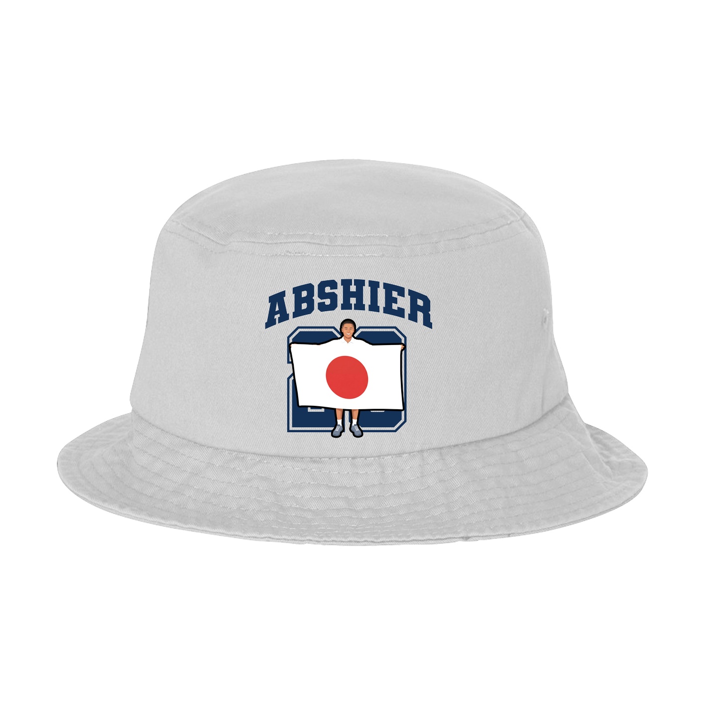 Bucket Cap — Number in White