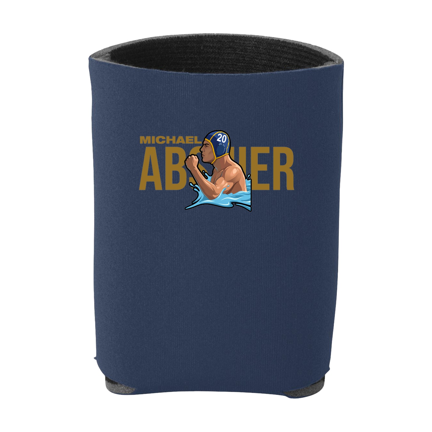 Can Holder — Player Name in Navy