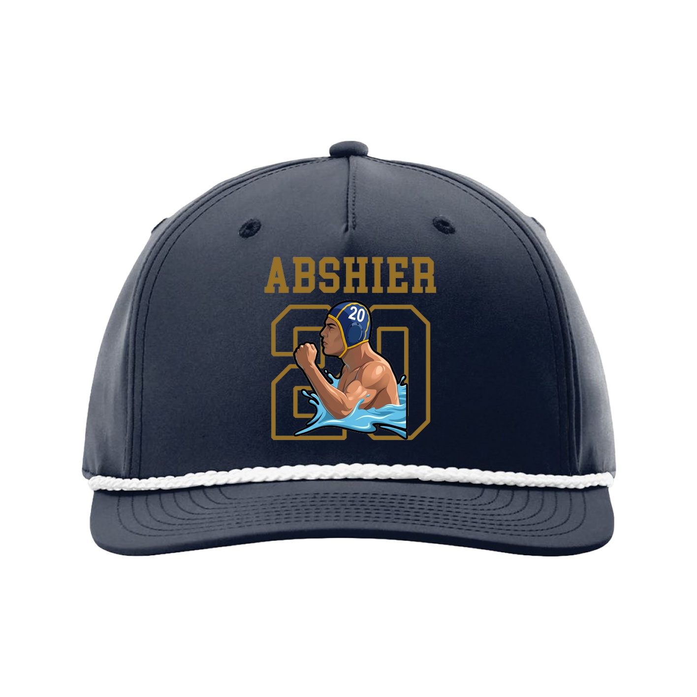 Five-Panel Classic Rope Cap — Shirsey in Navy