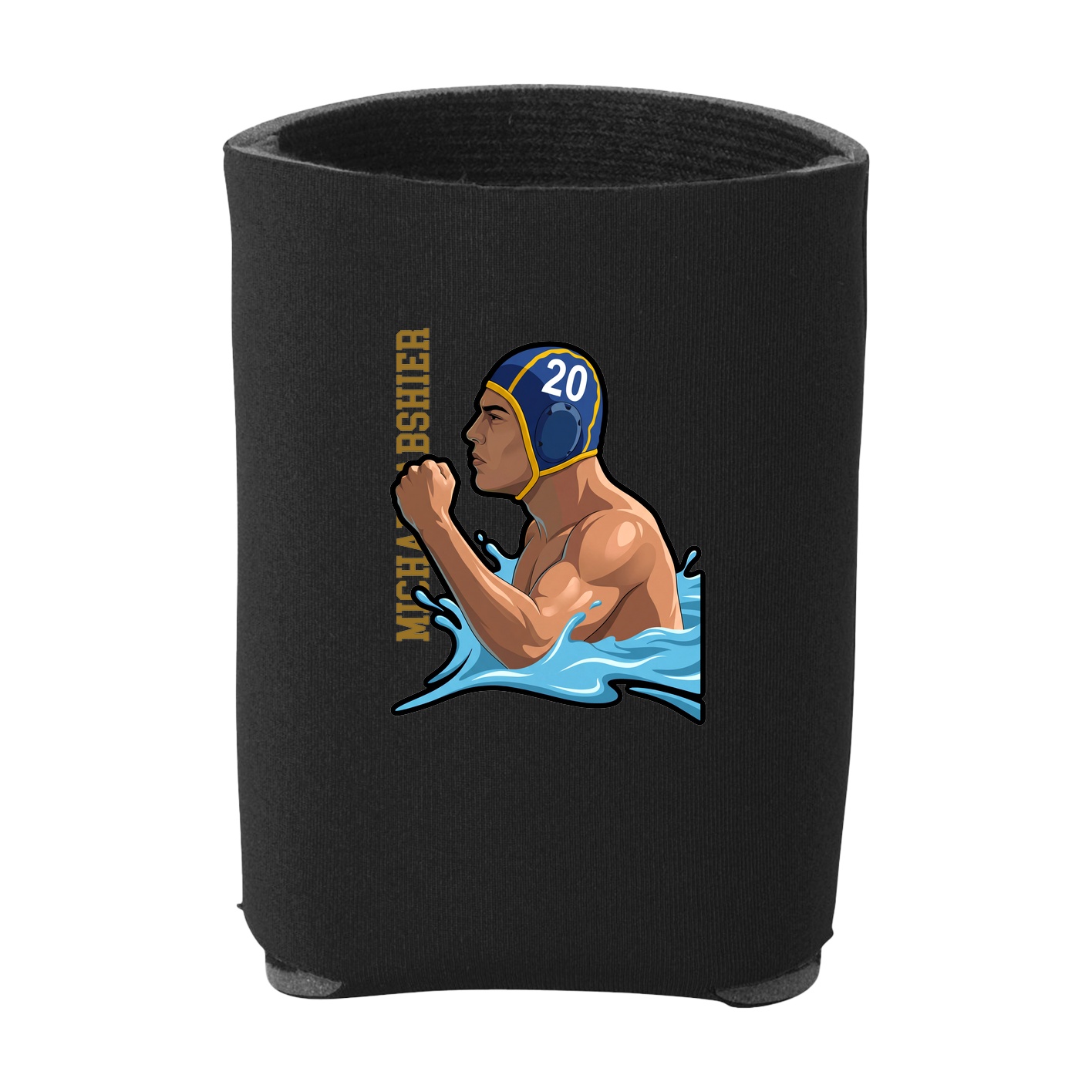 Can Holder — Name Vertical in Black