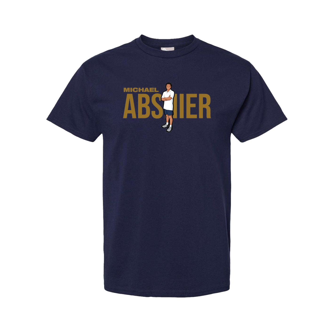 Youth Tee — Player Name in Navy