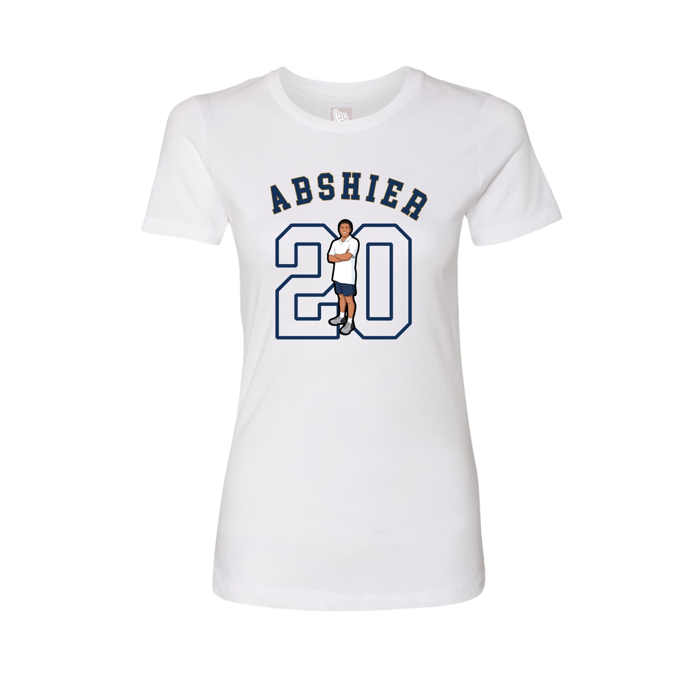Womens Tee — Shirsey Arch in White