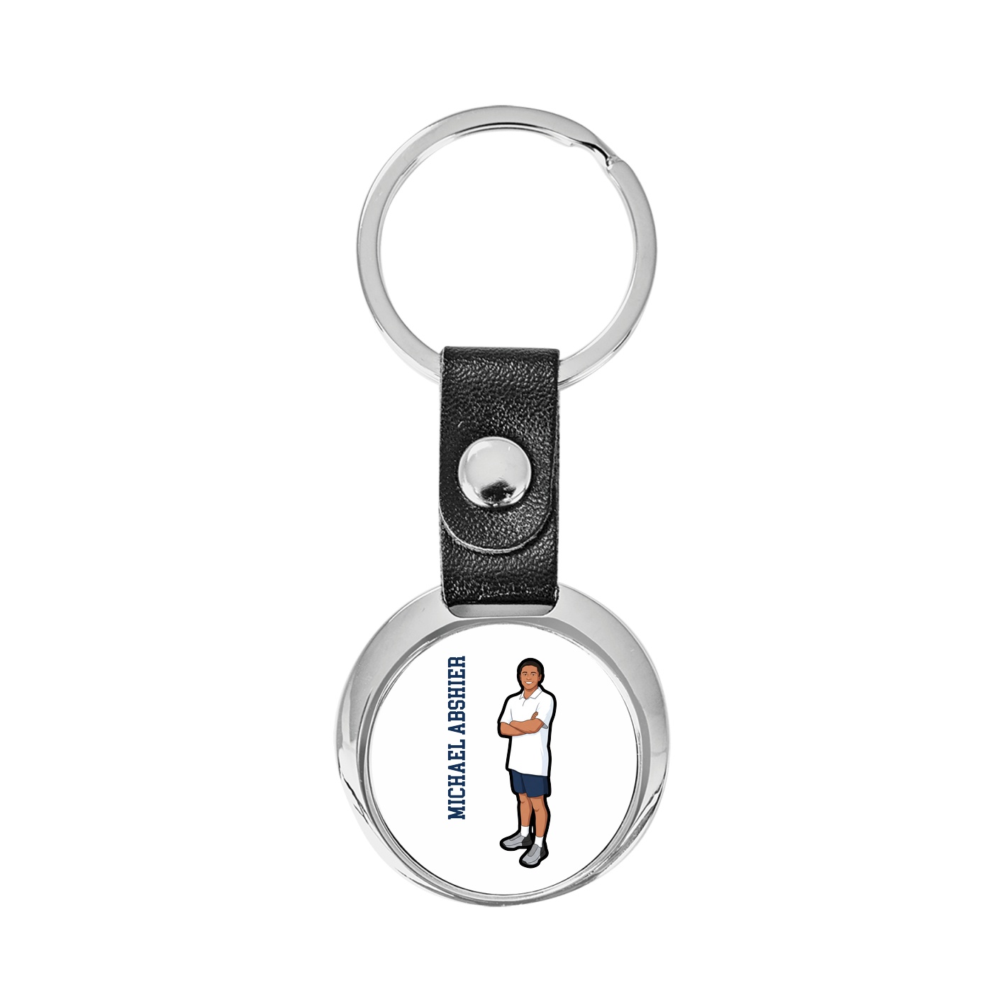 Key Chain — Name Vertical in Classic