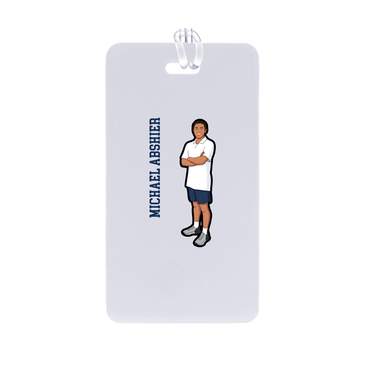 Bag Tag — Name Vertical in Classic