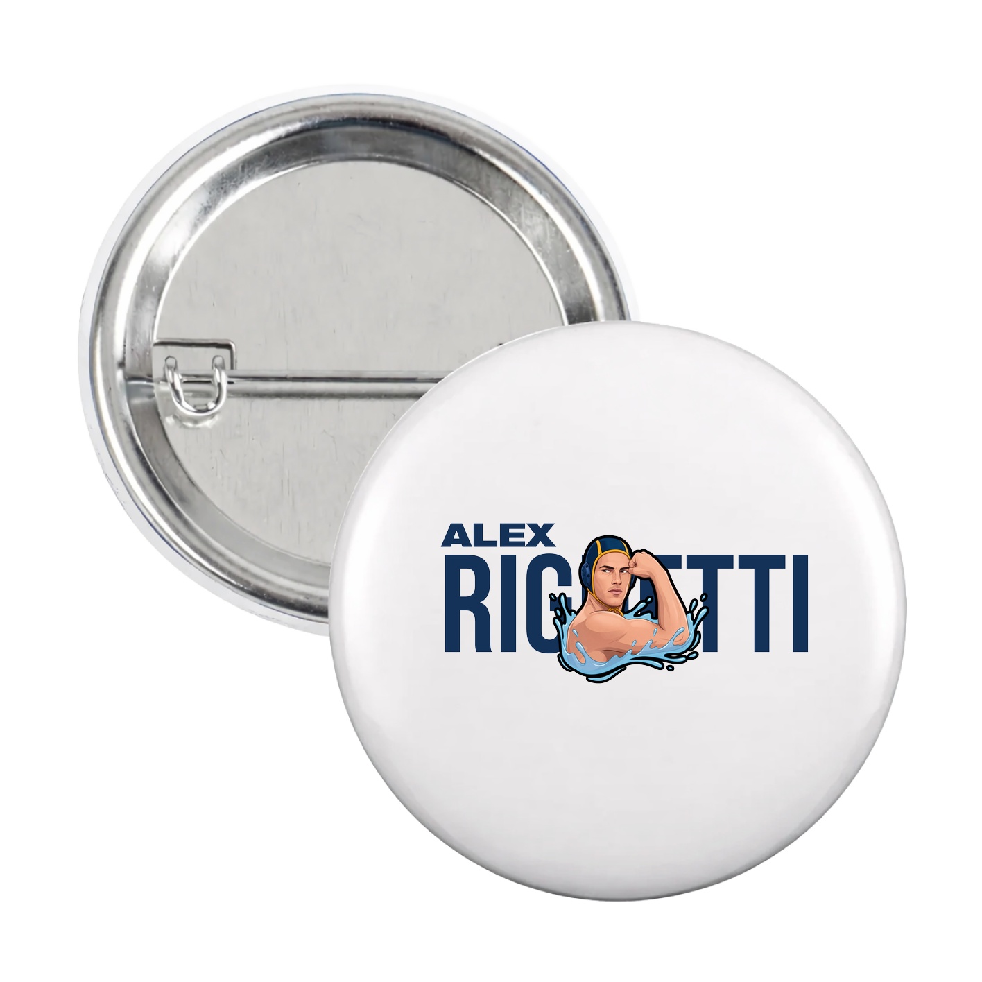 Game Day Button — Player Name in White