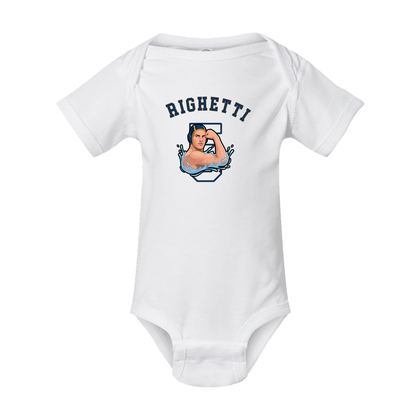 Baby Onesie — Shirsey Arch in White