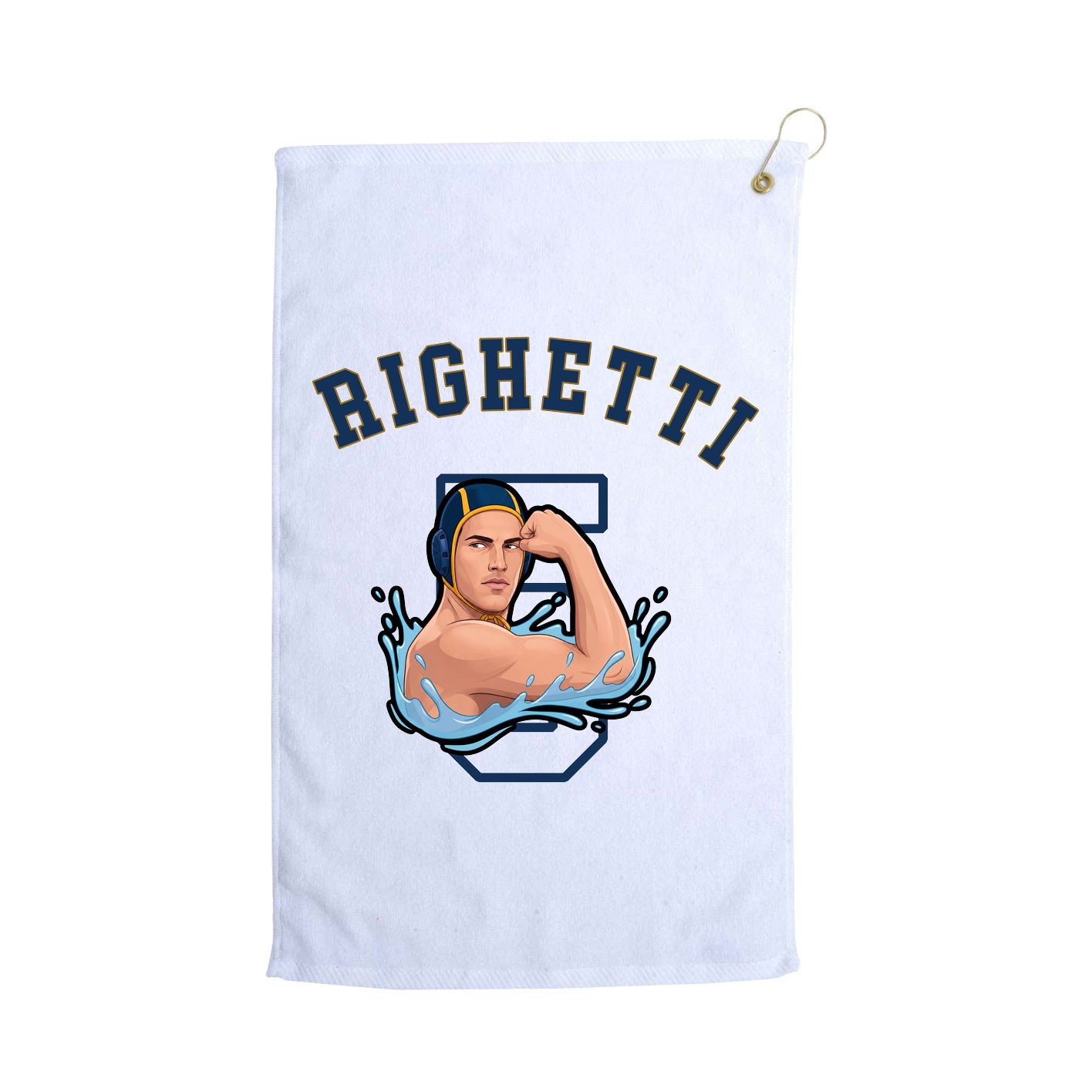 Golf Towel — Shirsey Arch in White