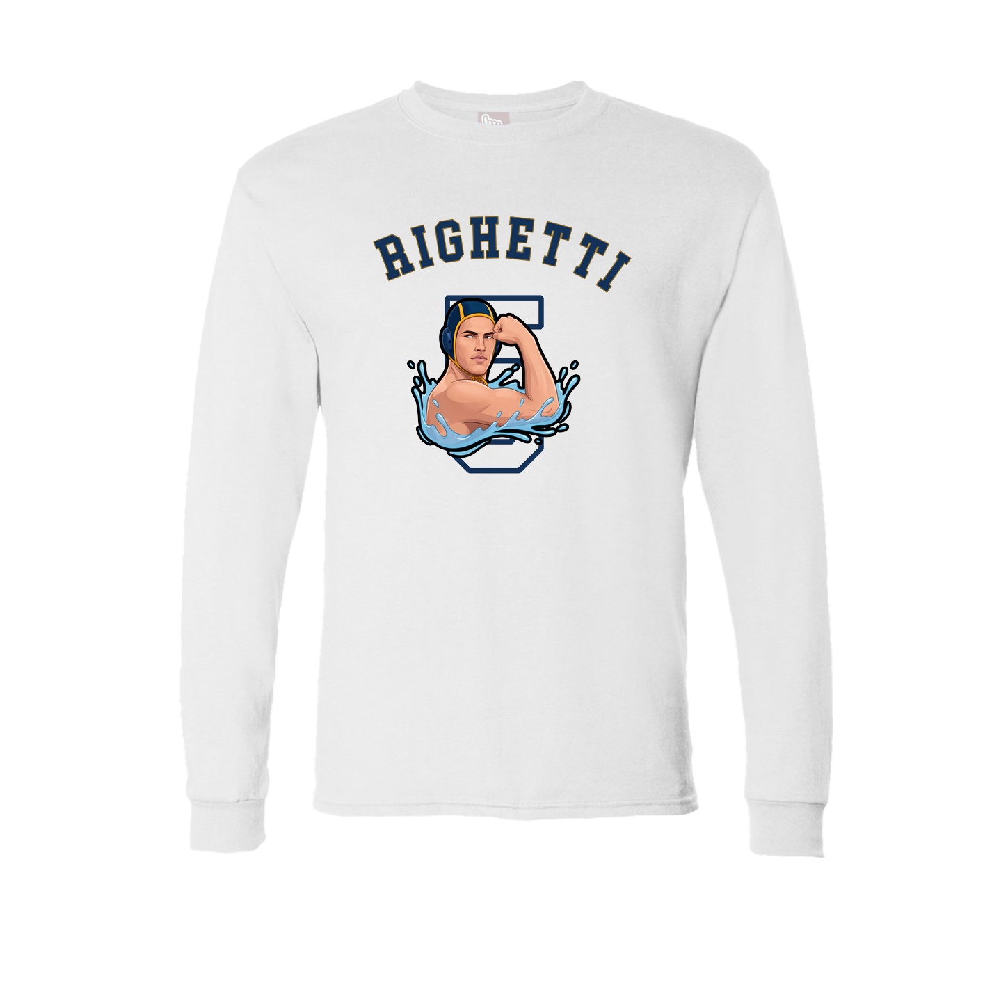 Long Sleeve Tee — Shirsey Arch in White