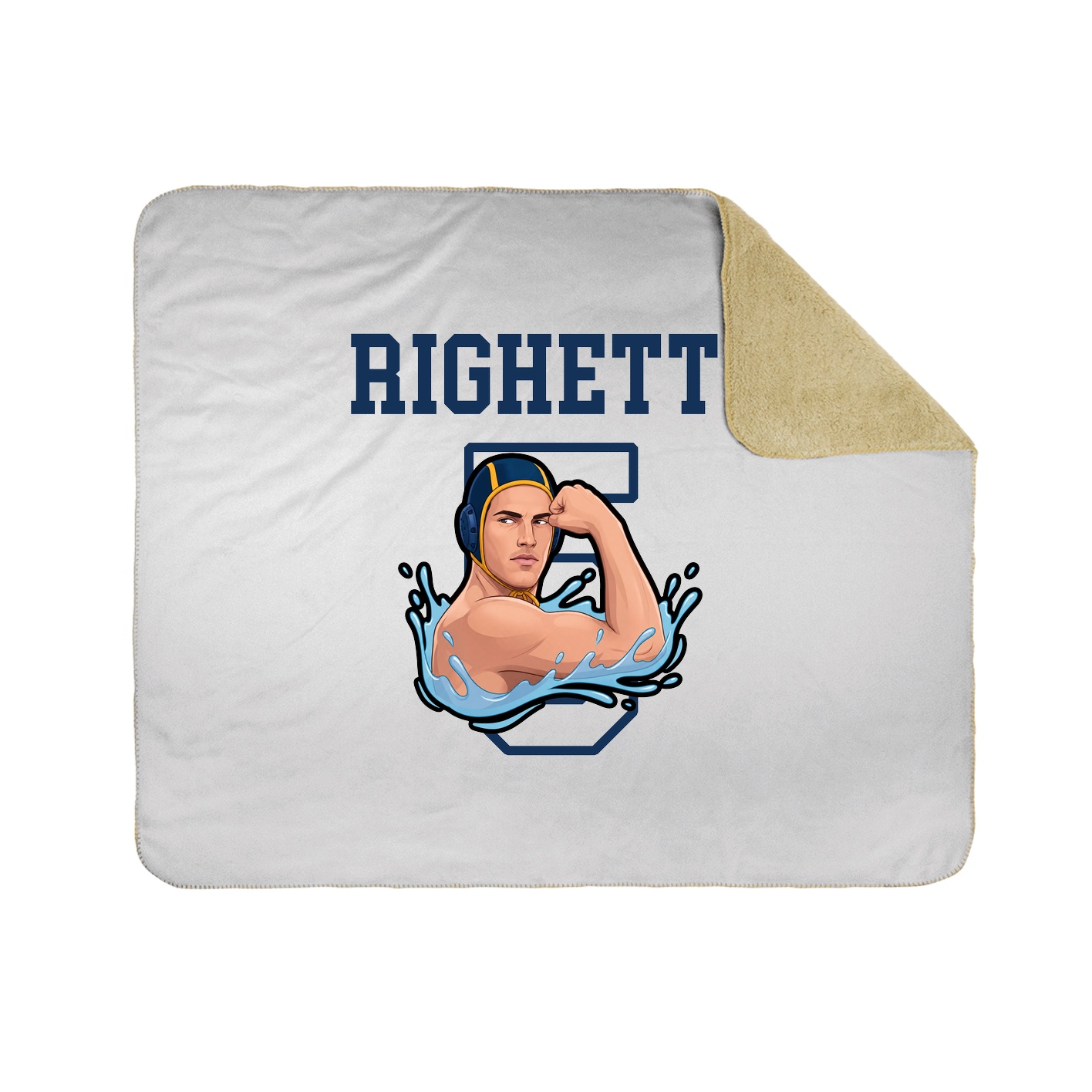 Throw Blanket — Shirsey in White