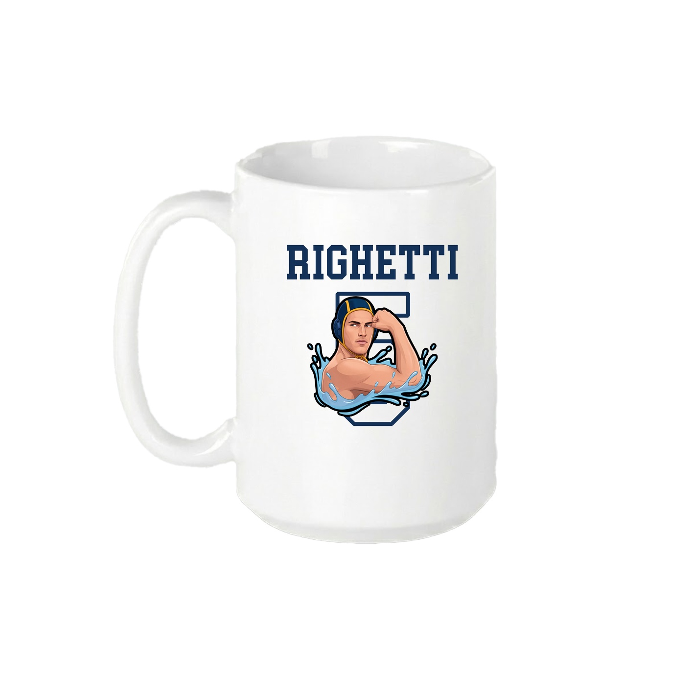 15oz Coffee Mug — Shirsey in White