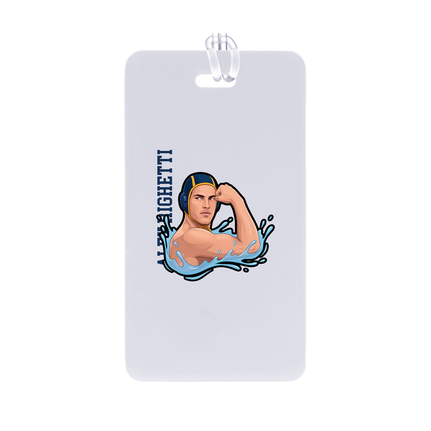 Bag Tag — Name Vertical in Classic