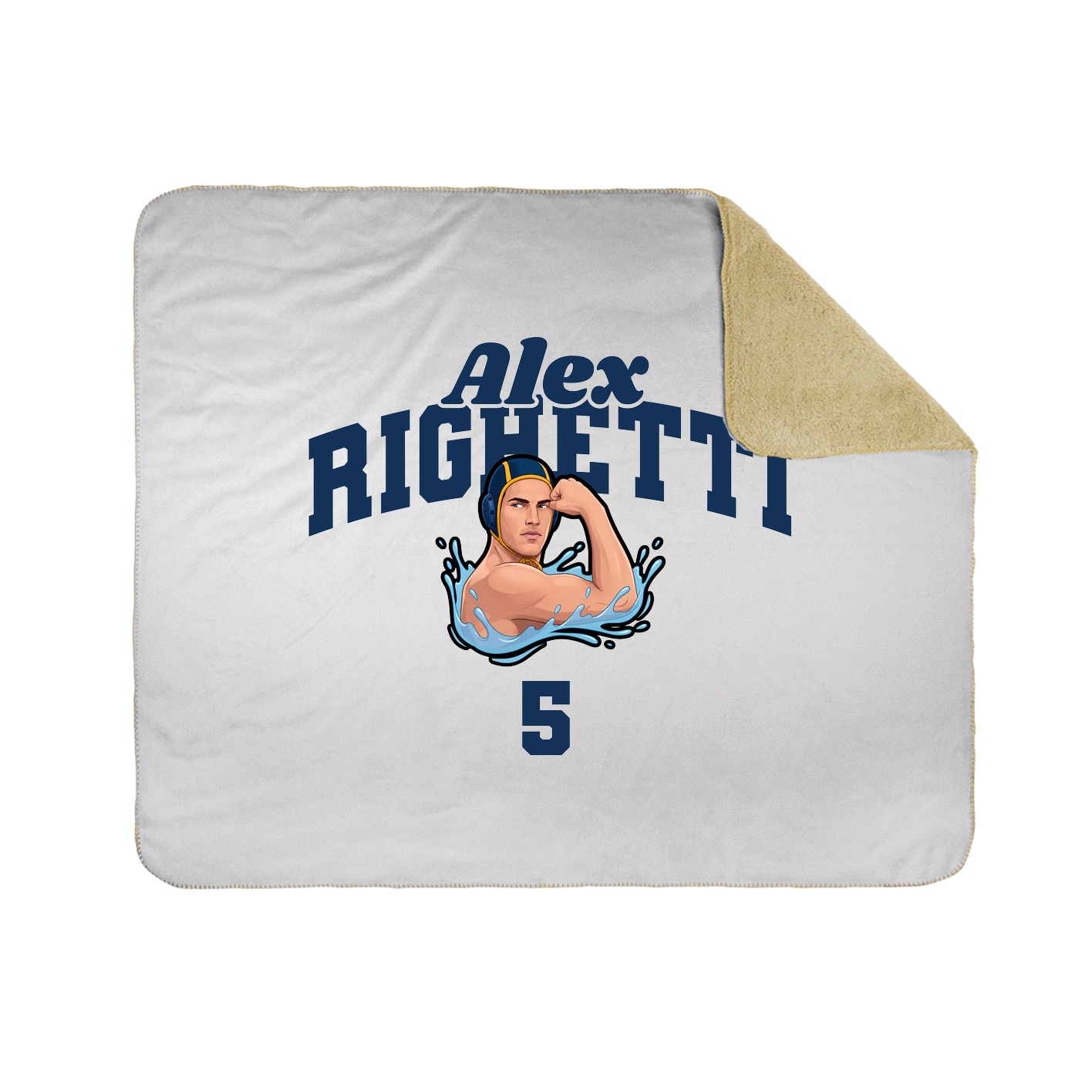 Throw Blanket — Signature Arch in White