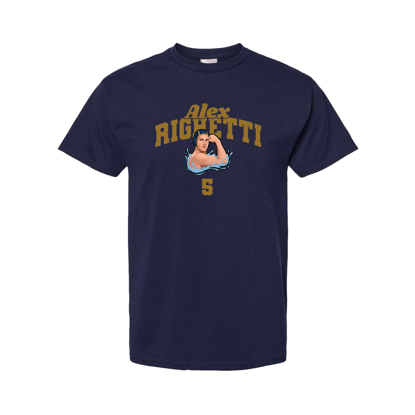 Youth Tee — Signature Arch in Navy