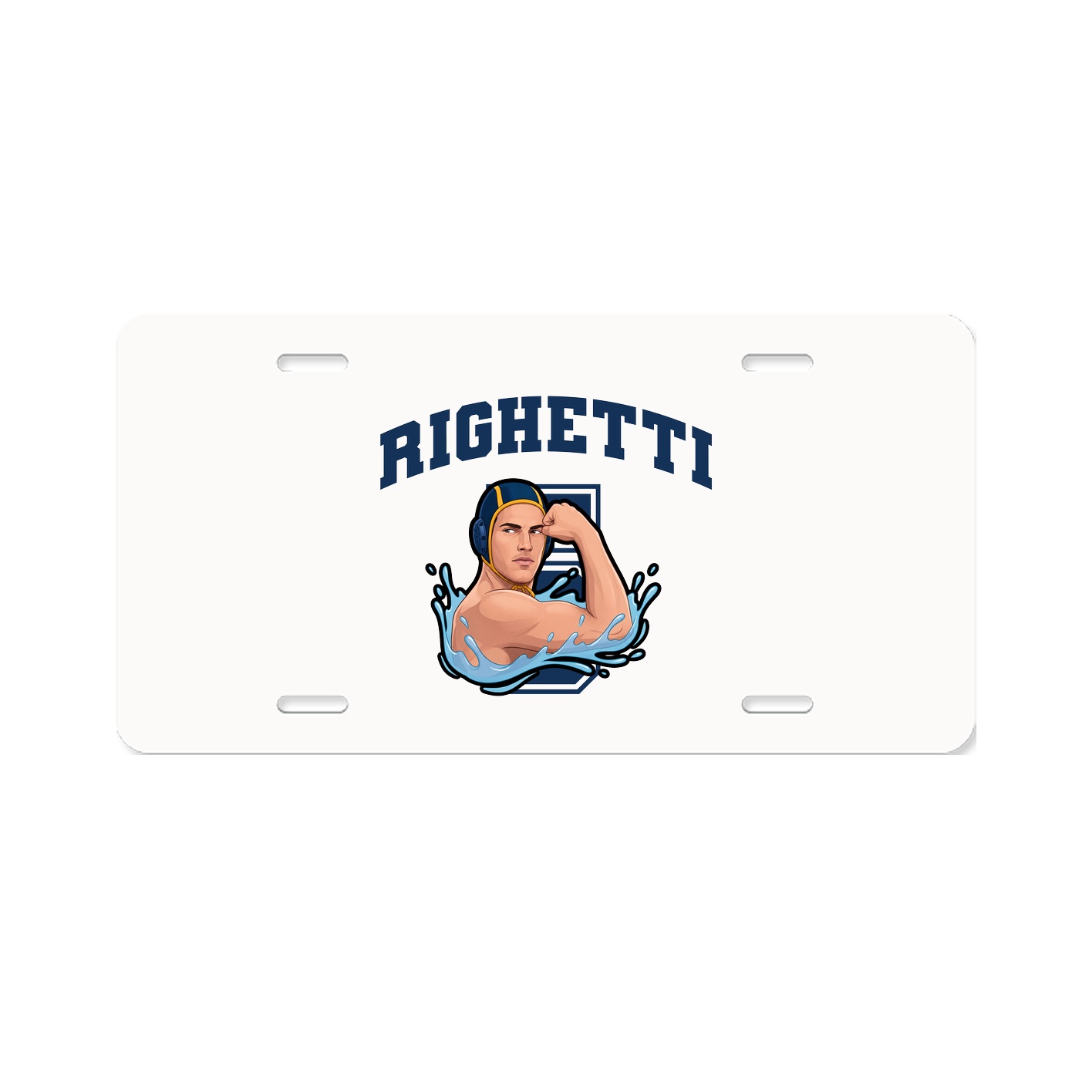License Plate — Number in Classic
