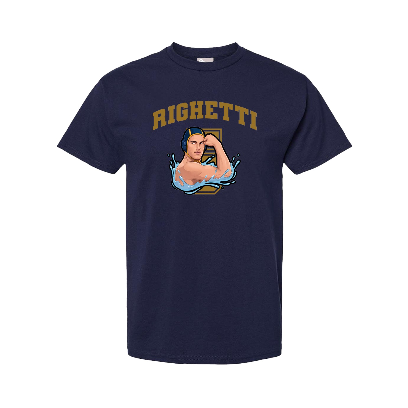 Tee — Number in Navy