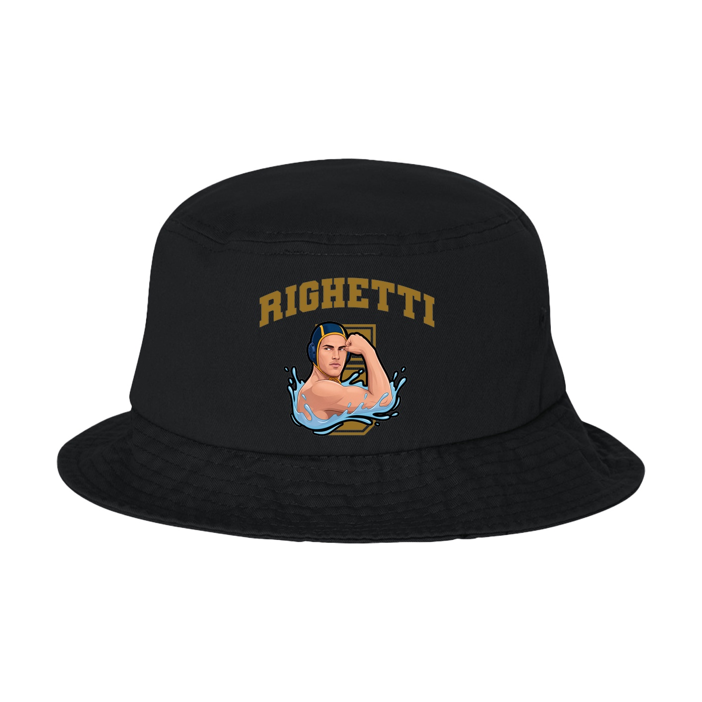 Bucket Cap — Number in Black