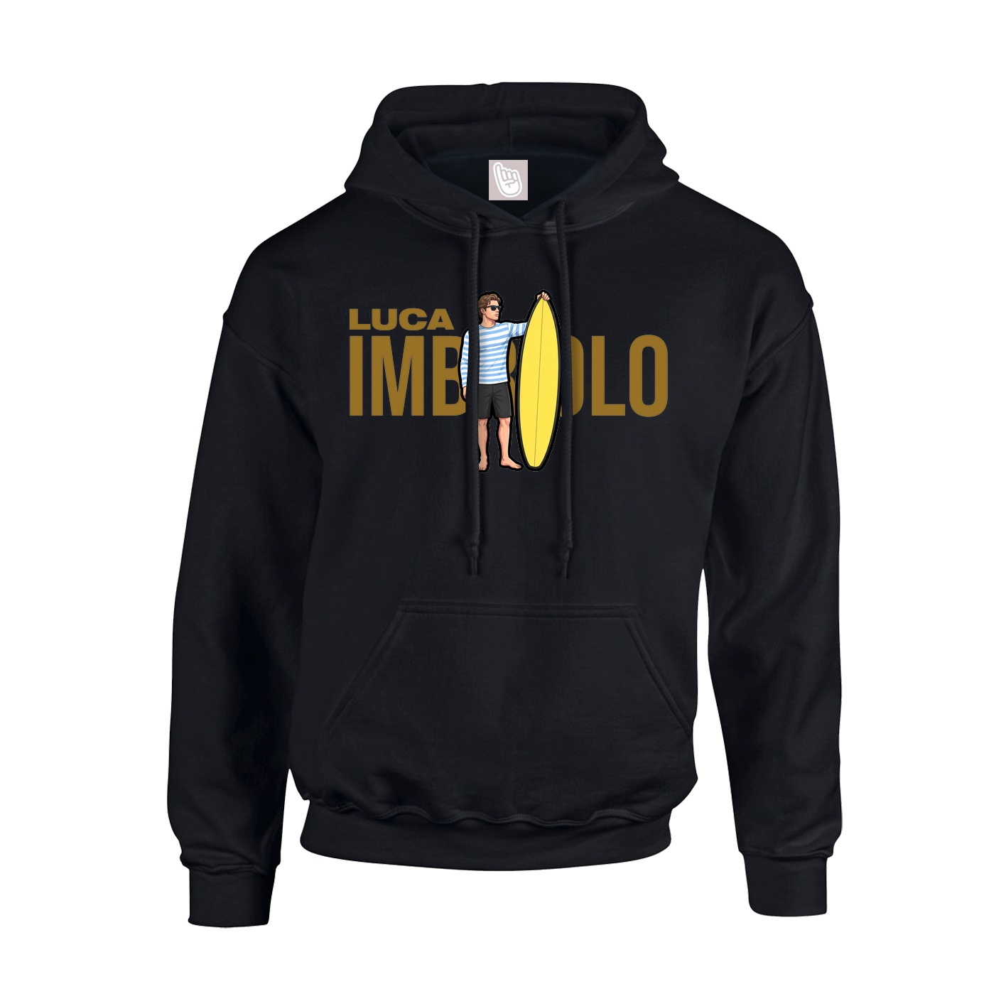 Youth Hoodie — Player Name in Black