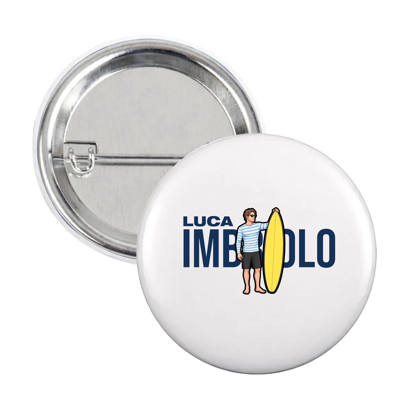 Game Day Button — Player Name in White