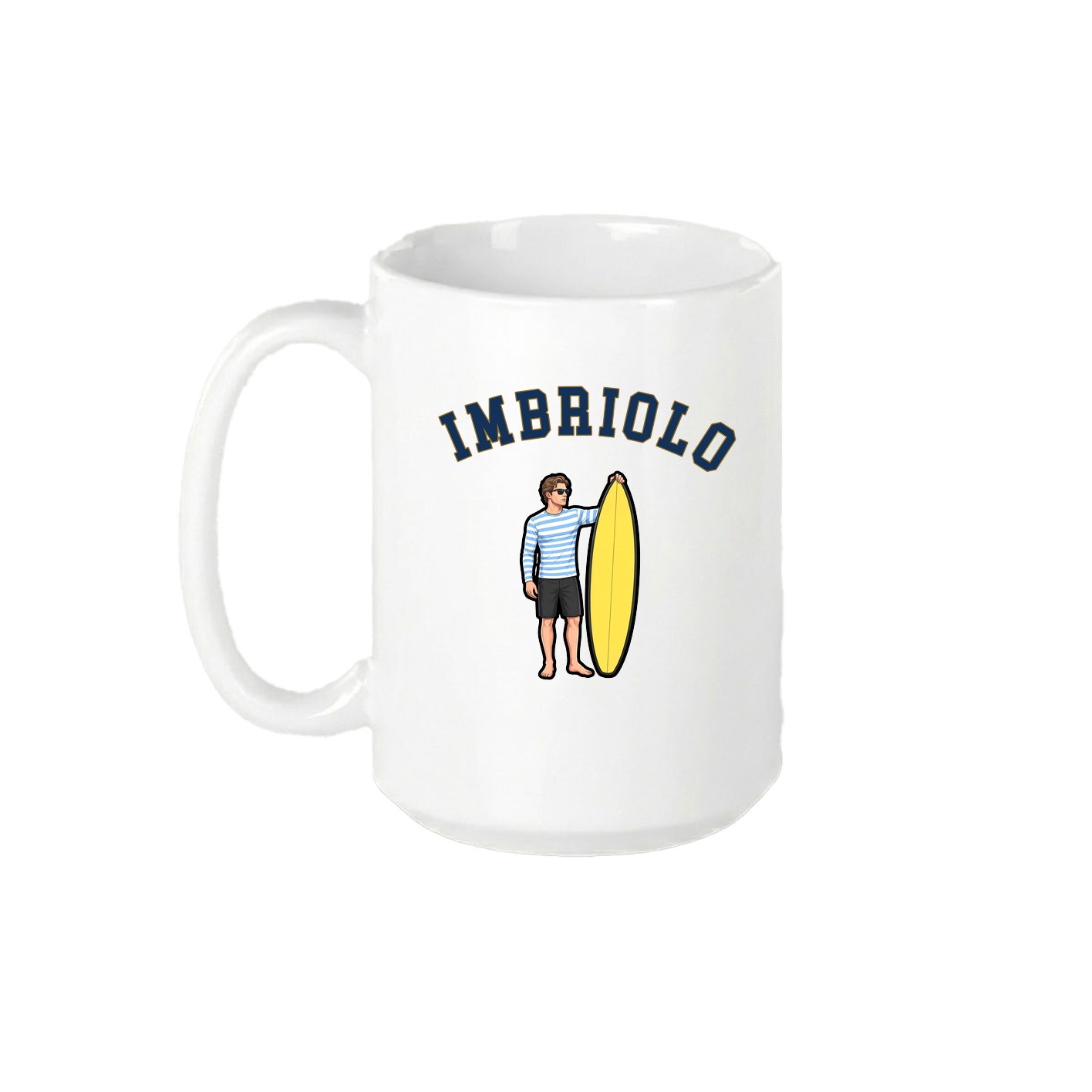 15oz Coffee Mug — Shirsey Arch in White