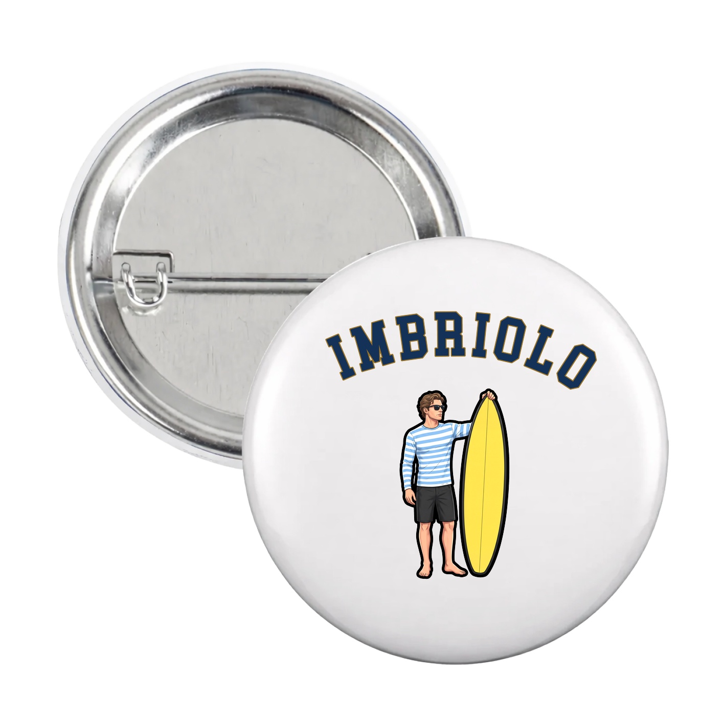 Game Day Button — Shirsey Arch in White
