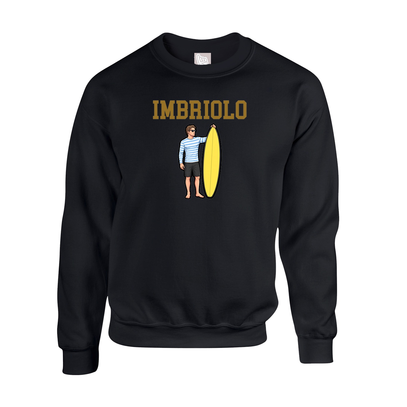 Fleece Crew — Shirsey in Black