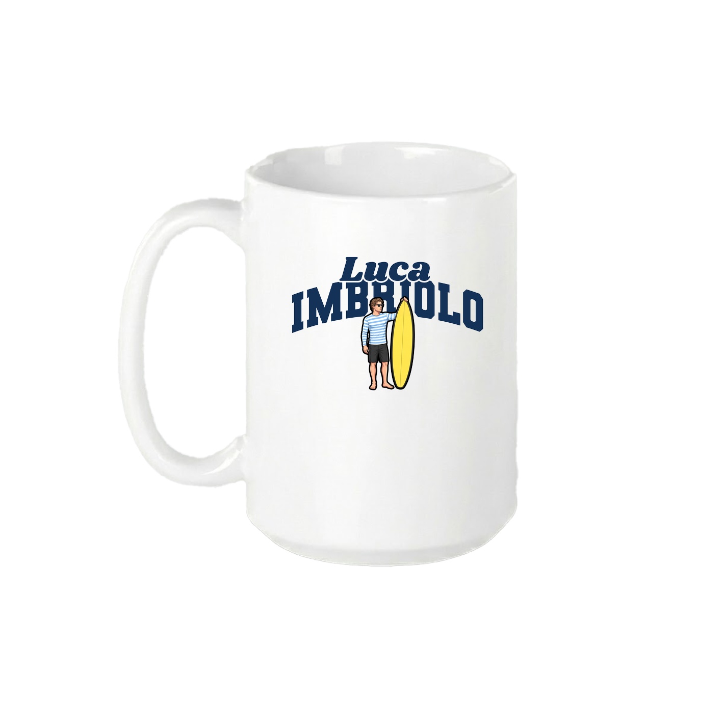 15oz Coffee Mug — Signature Arch in White