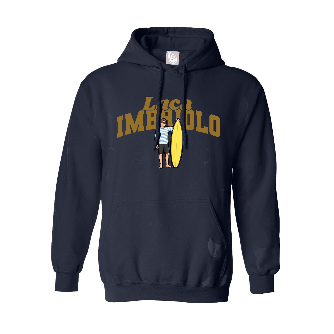 Hoodie — Signature Arch in Navy