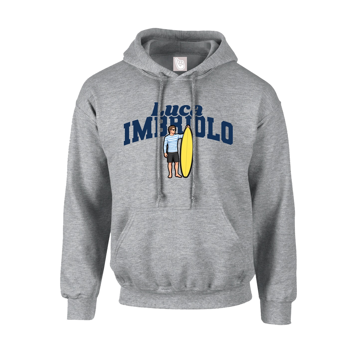 Hoodie — Signature Arch in Grey