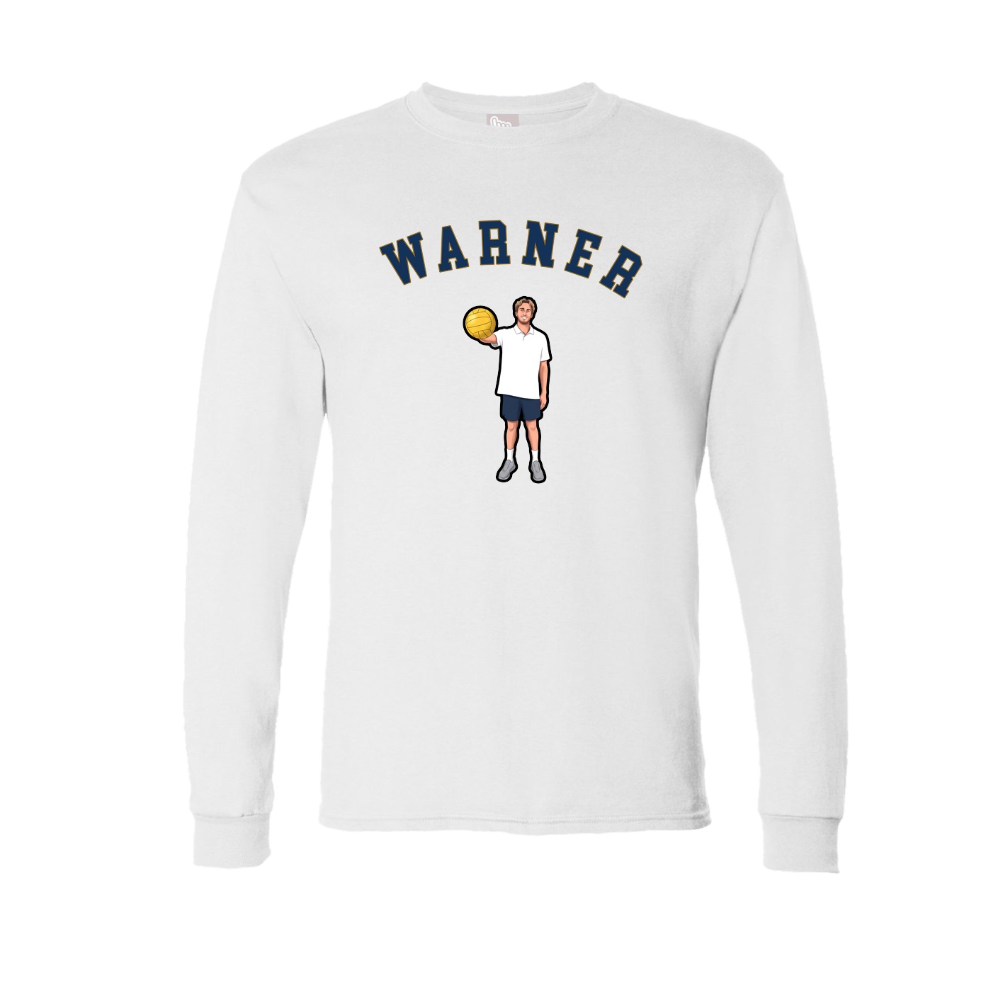 Long Sleeve Tee — Shirsey Arch in White
