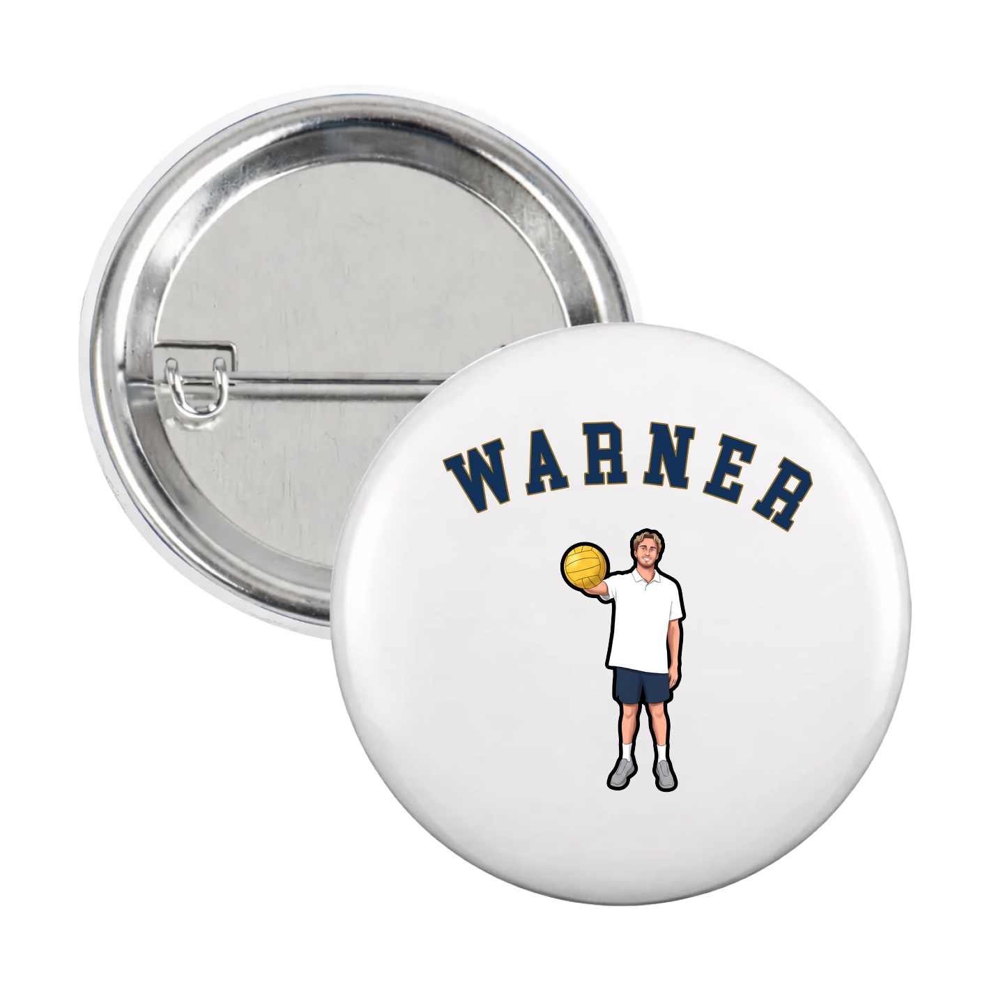 Game Day Button — Shirsey Arch in White