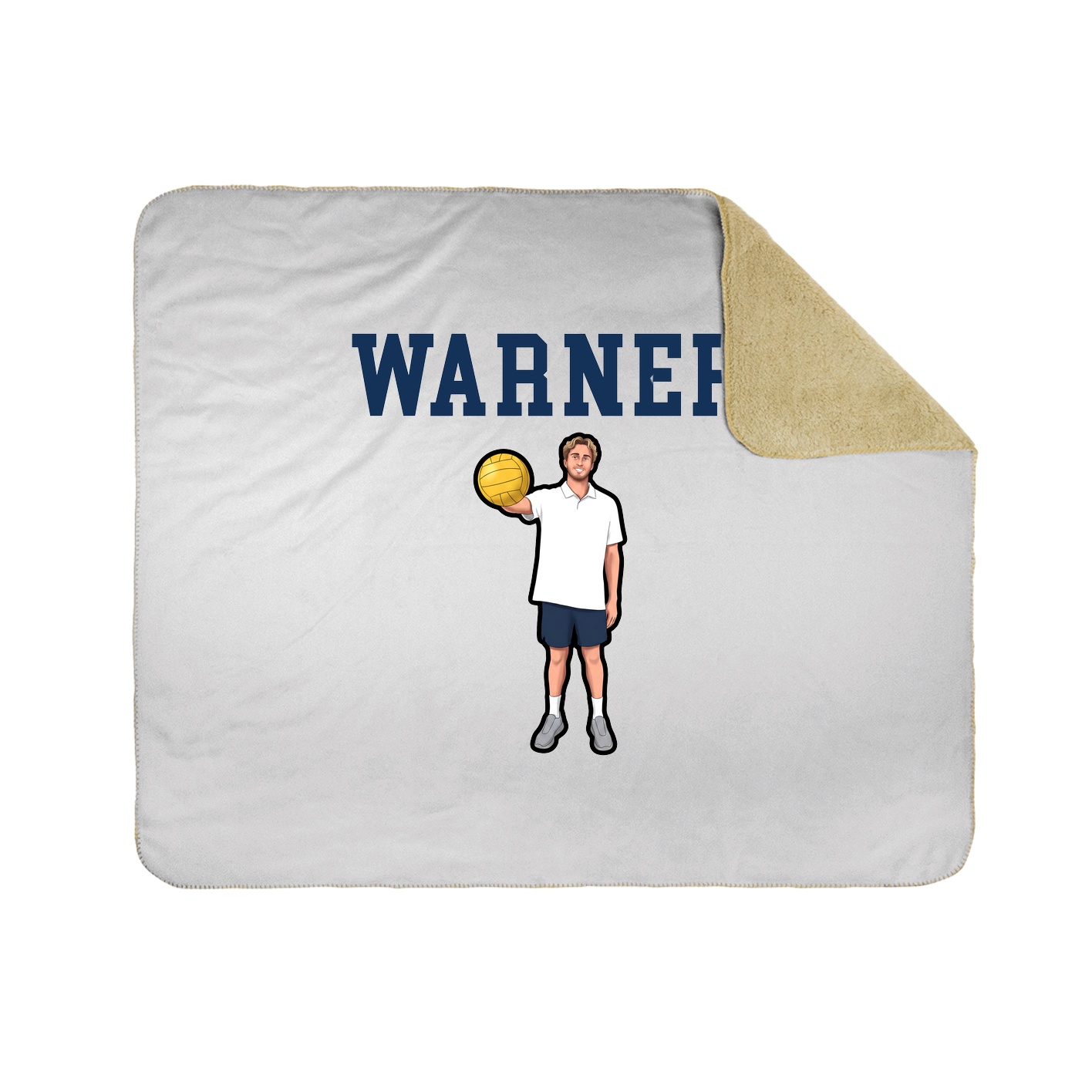 Throw Blanket — Shirsey in White