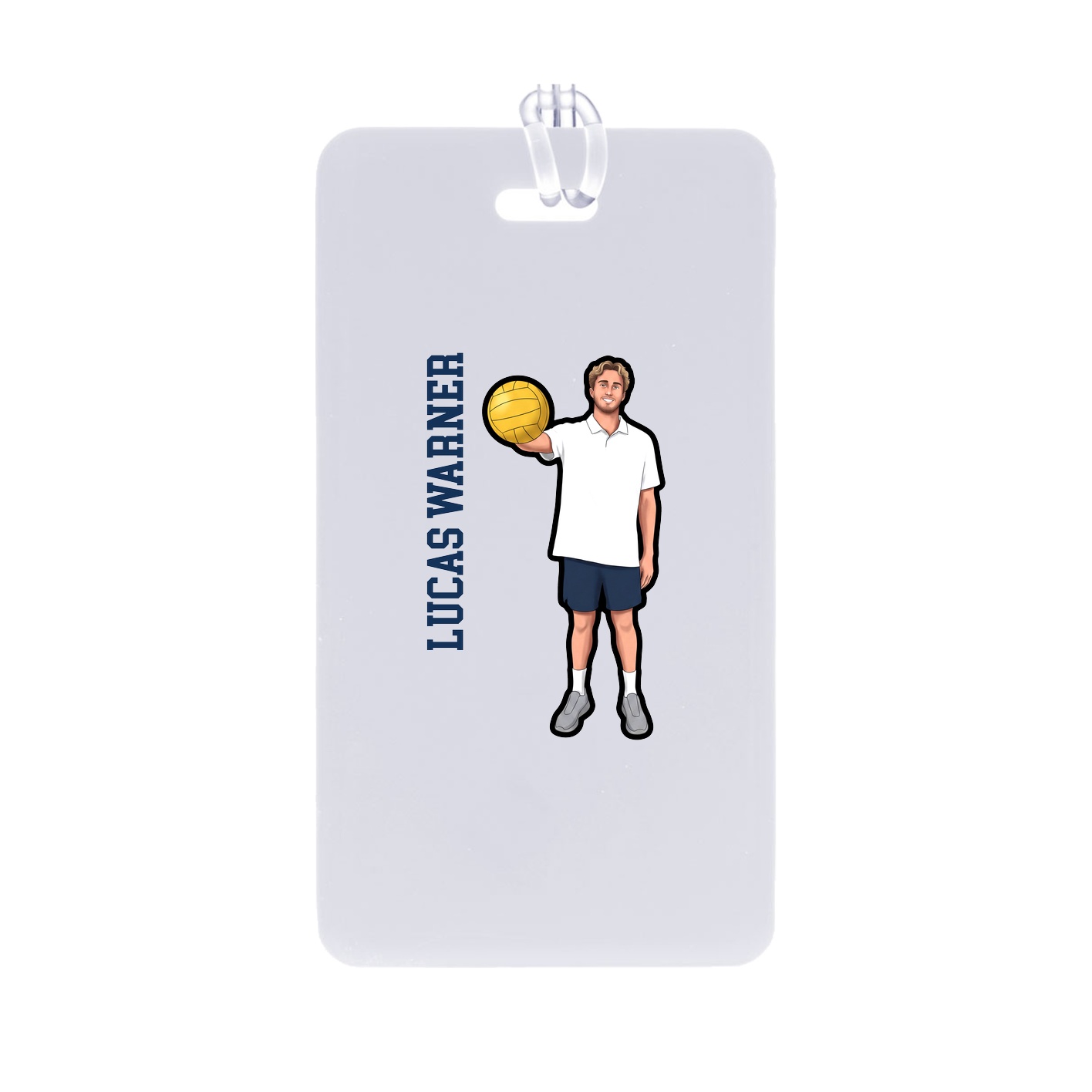 Bag Tag — Name Vertical in Classic