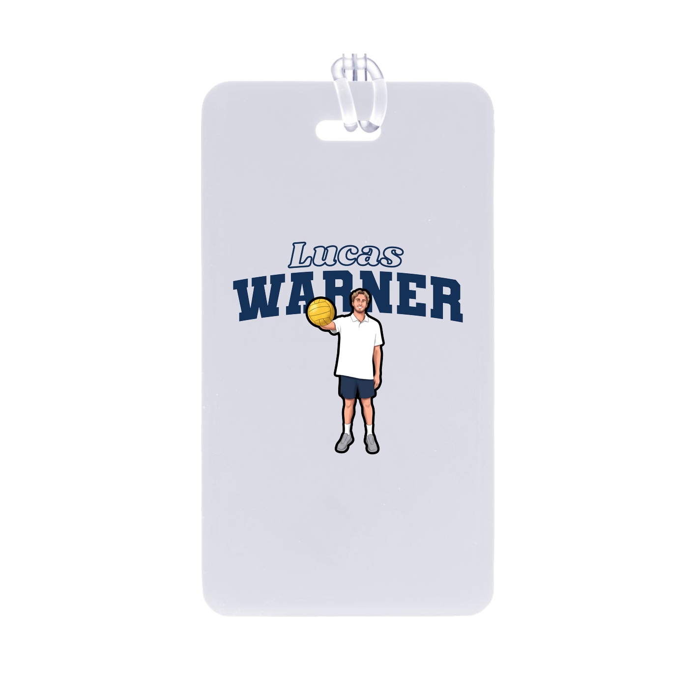 Bag Tag — Name Arch in Classic