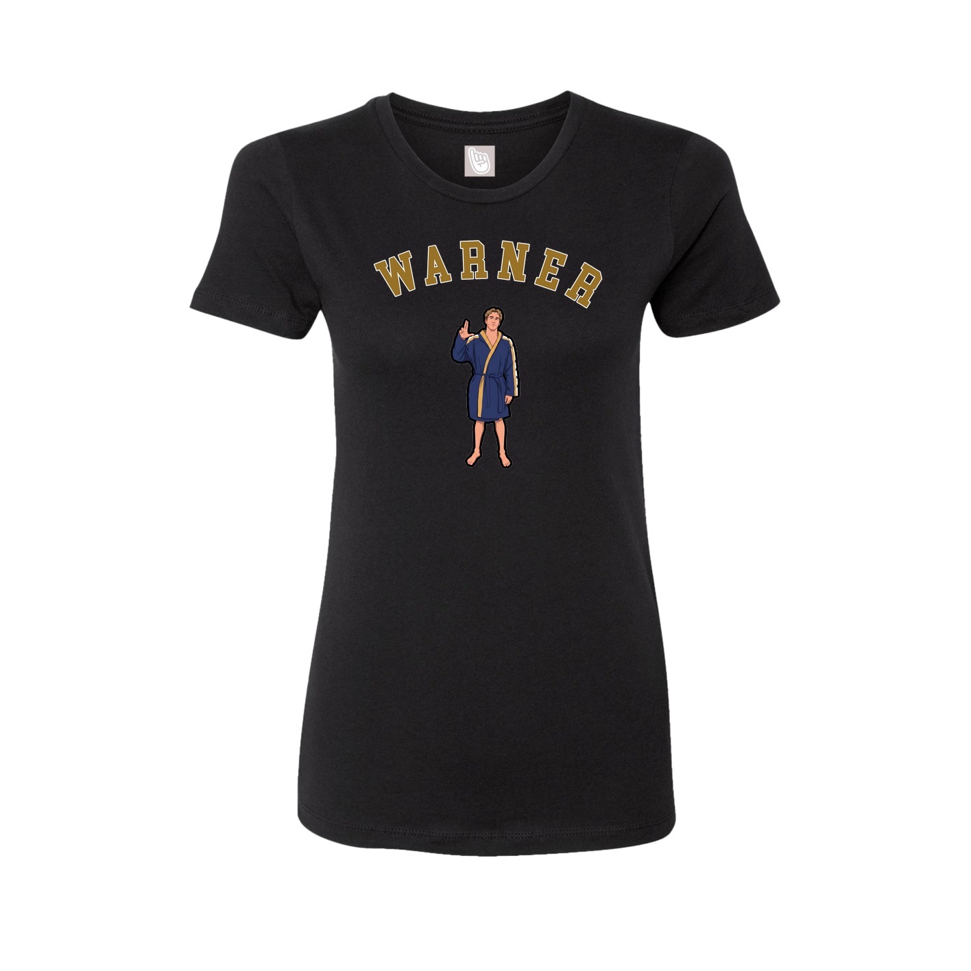 Fitted Women's Tee — Shirsey Arch in Black