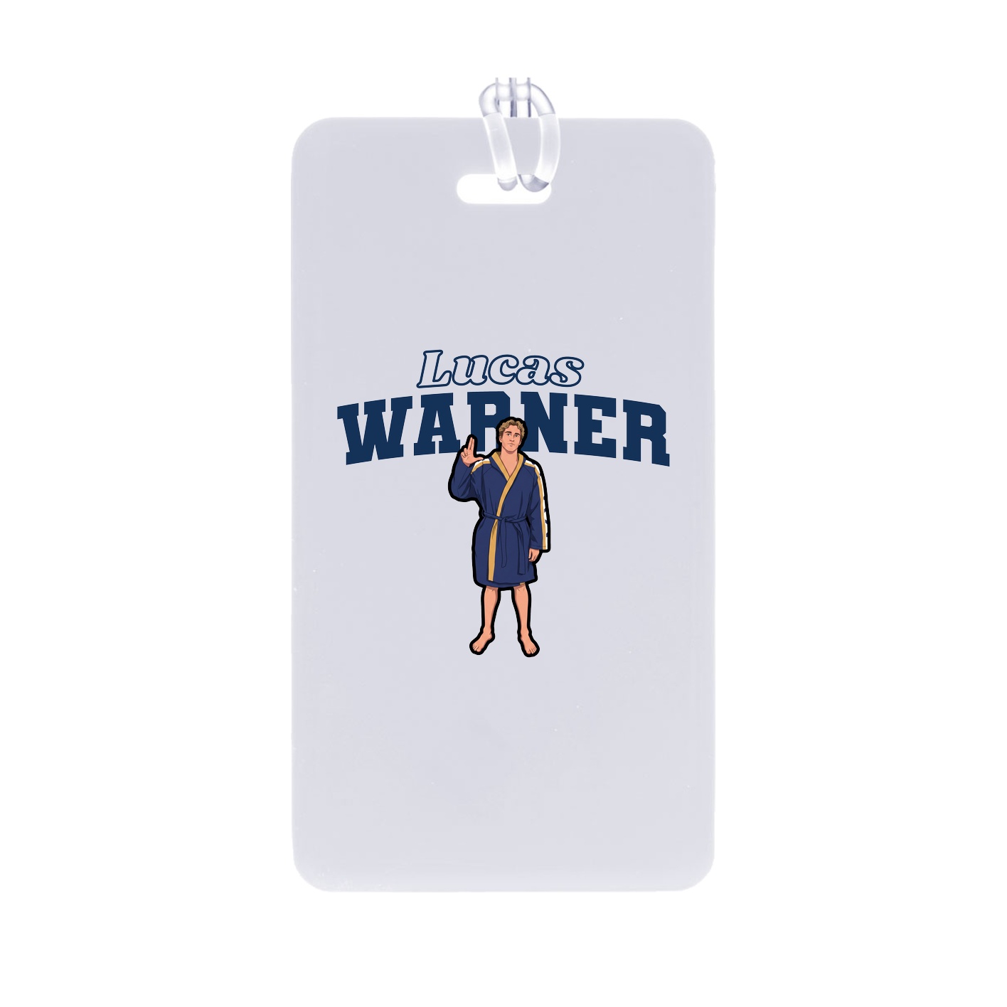 Bag Tag — Name Arch in Classic