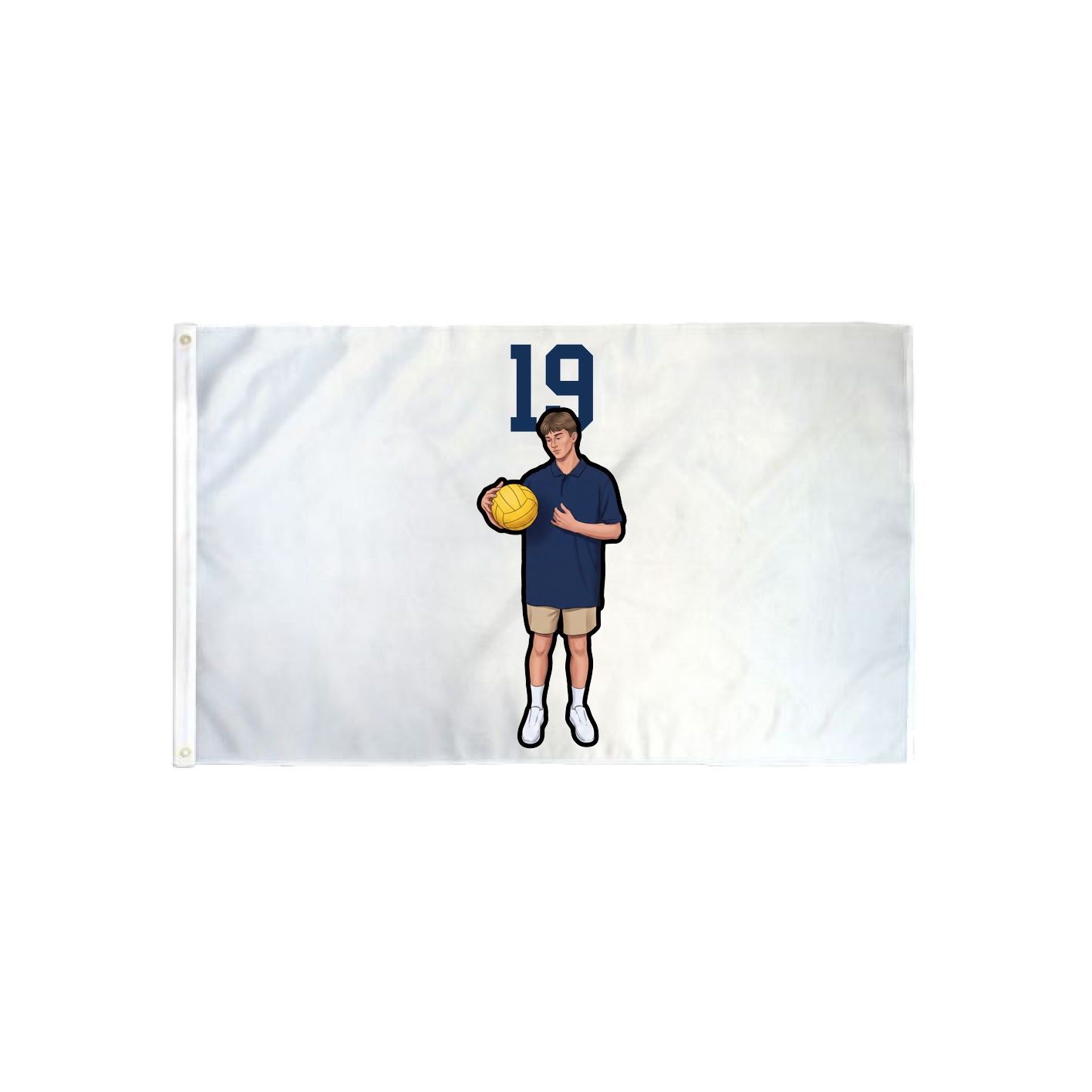 3x5 Flag — Number Top in Classic