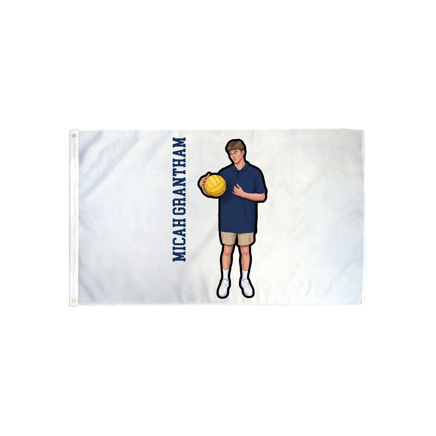 3x5 Flag — Name Vertical in Classic