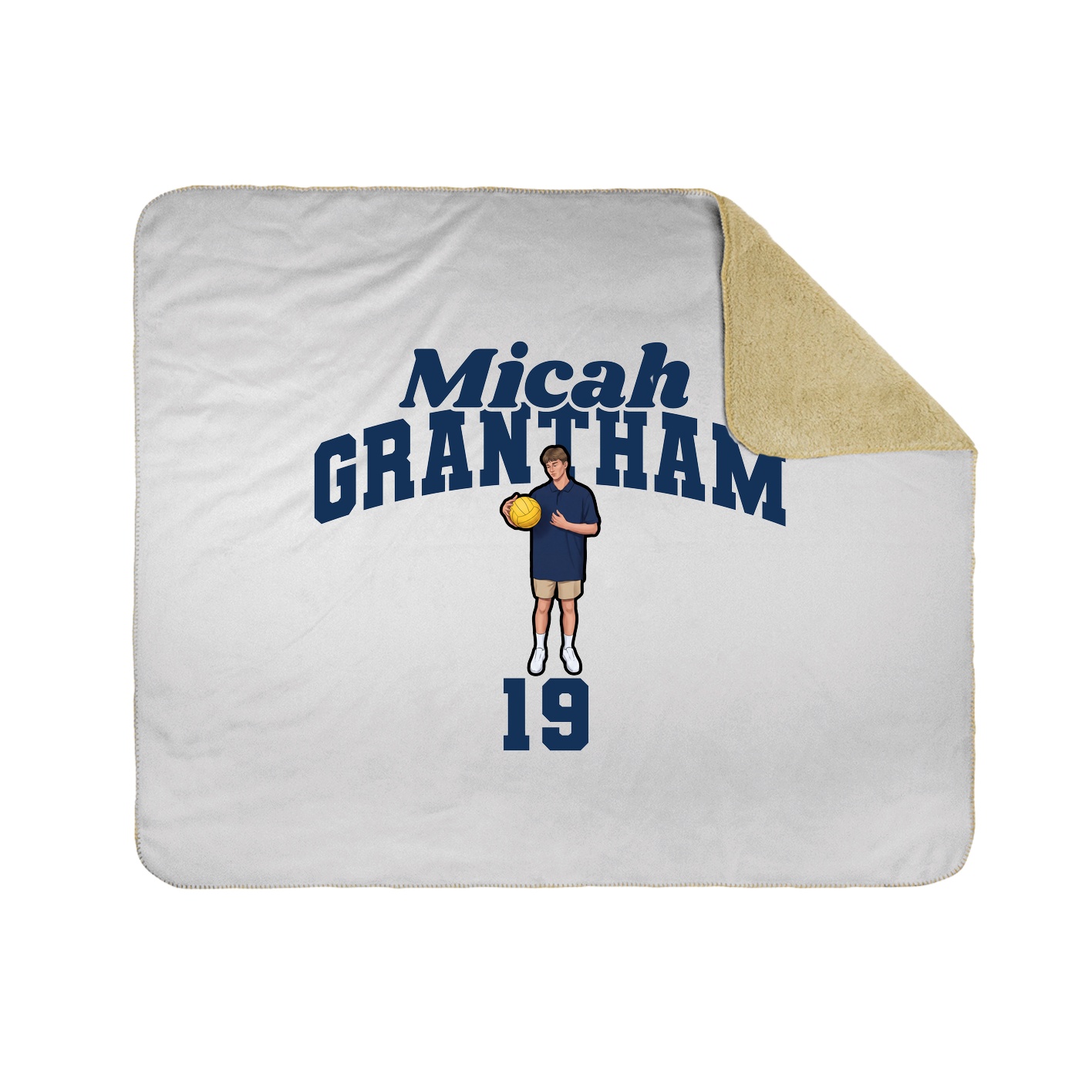 Throw Blanket — Signature Arch in White
