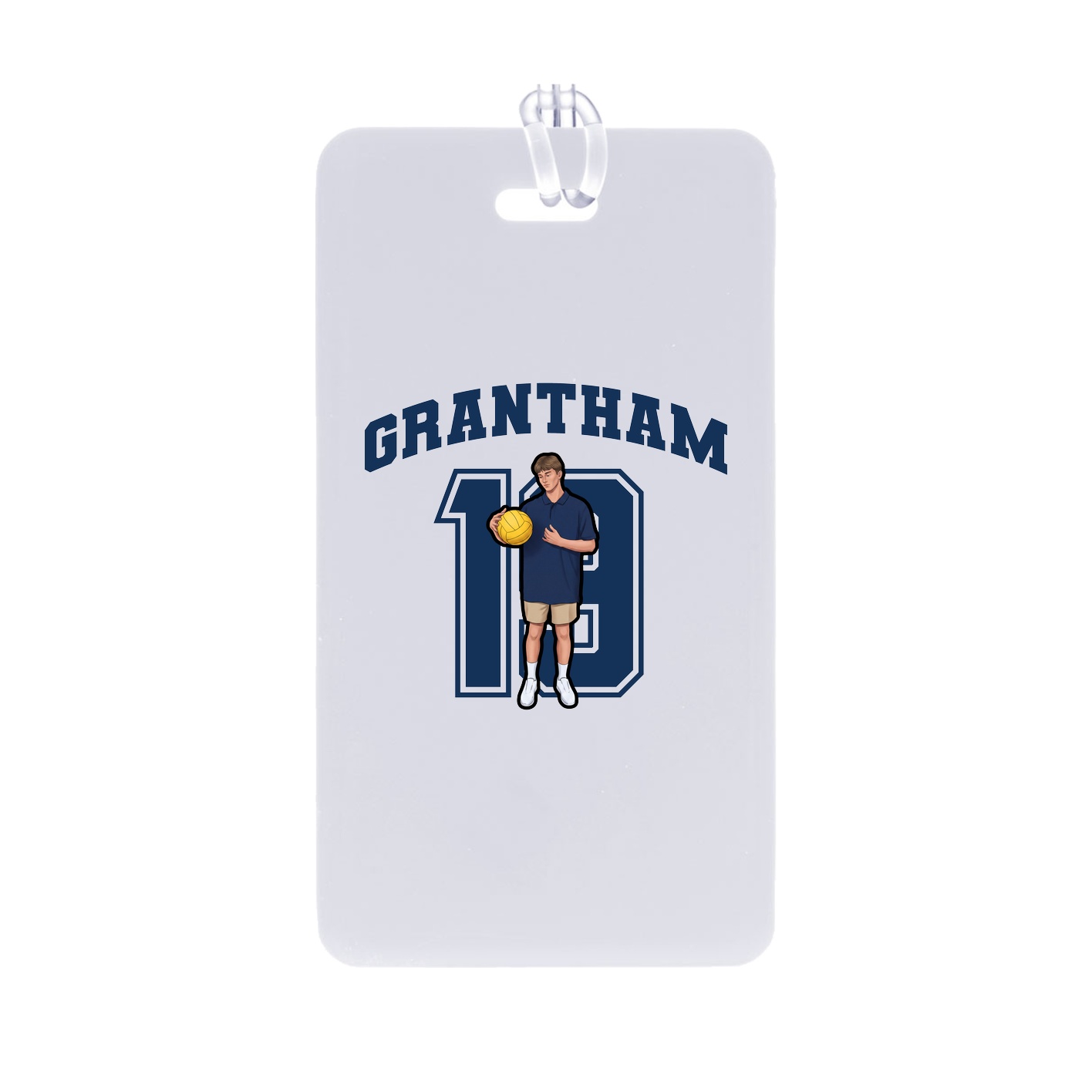Bag Tag — Number in Classic