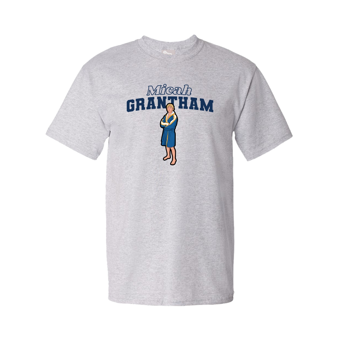 Tee — Name Arch in Grey