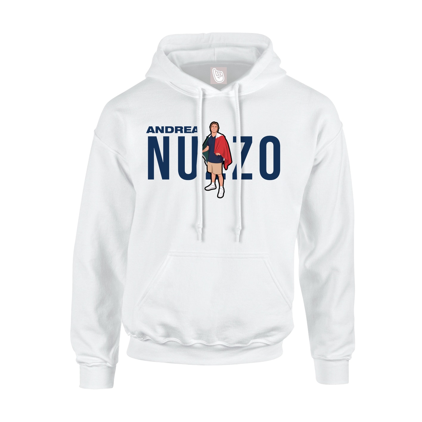 Youth Hoodie — Player Name in White