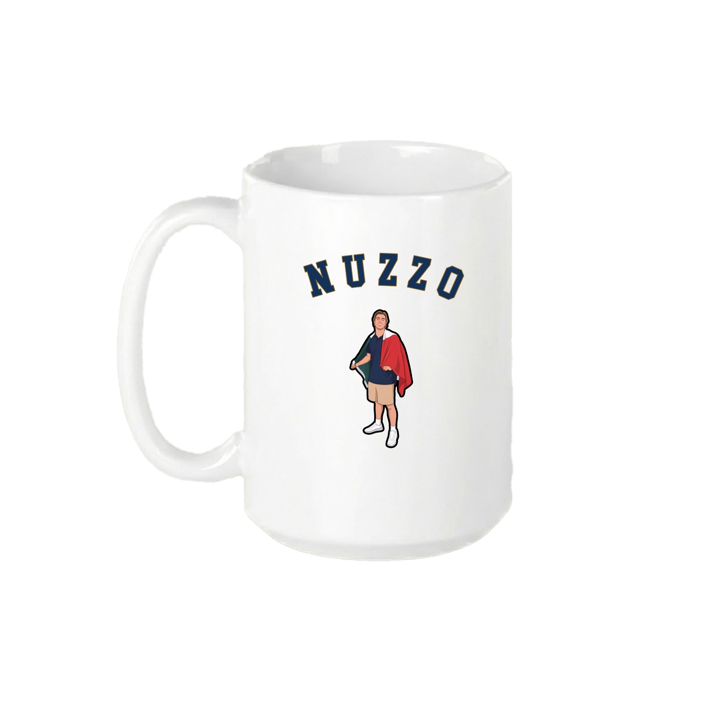 15oz Coffee Mug — Shirsey Arch in White
