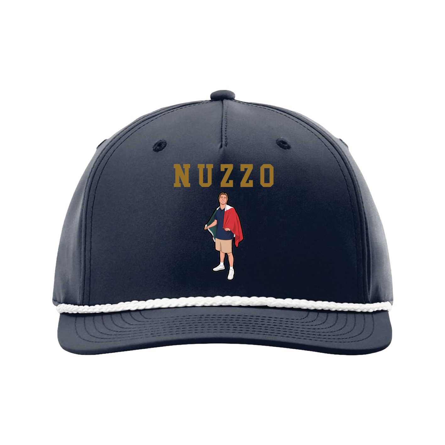 Five-Panel Classic Rope Cap — Shirsey in Navy