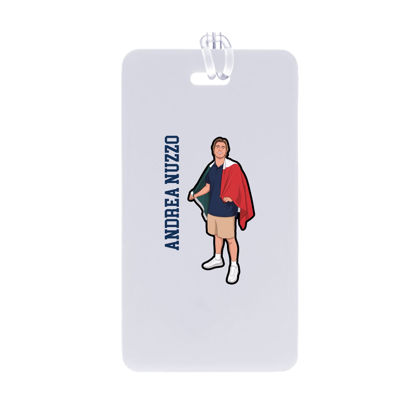 Bag Tag — Name Vertical in Classic