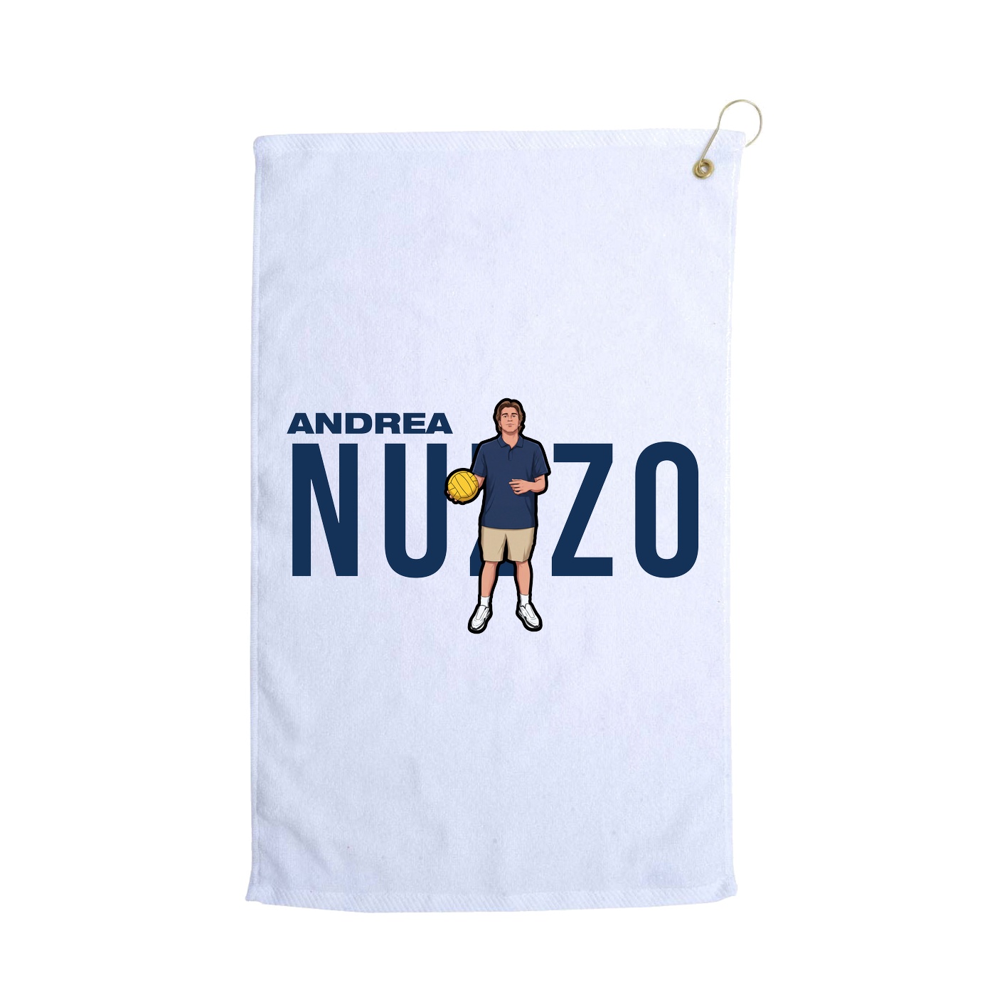 Golf Towel — Player Name in White