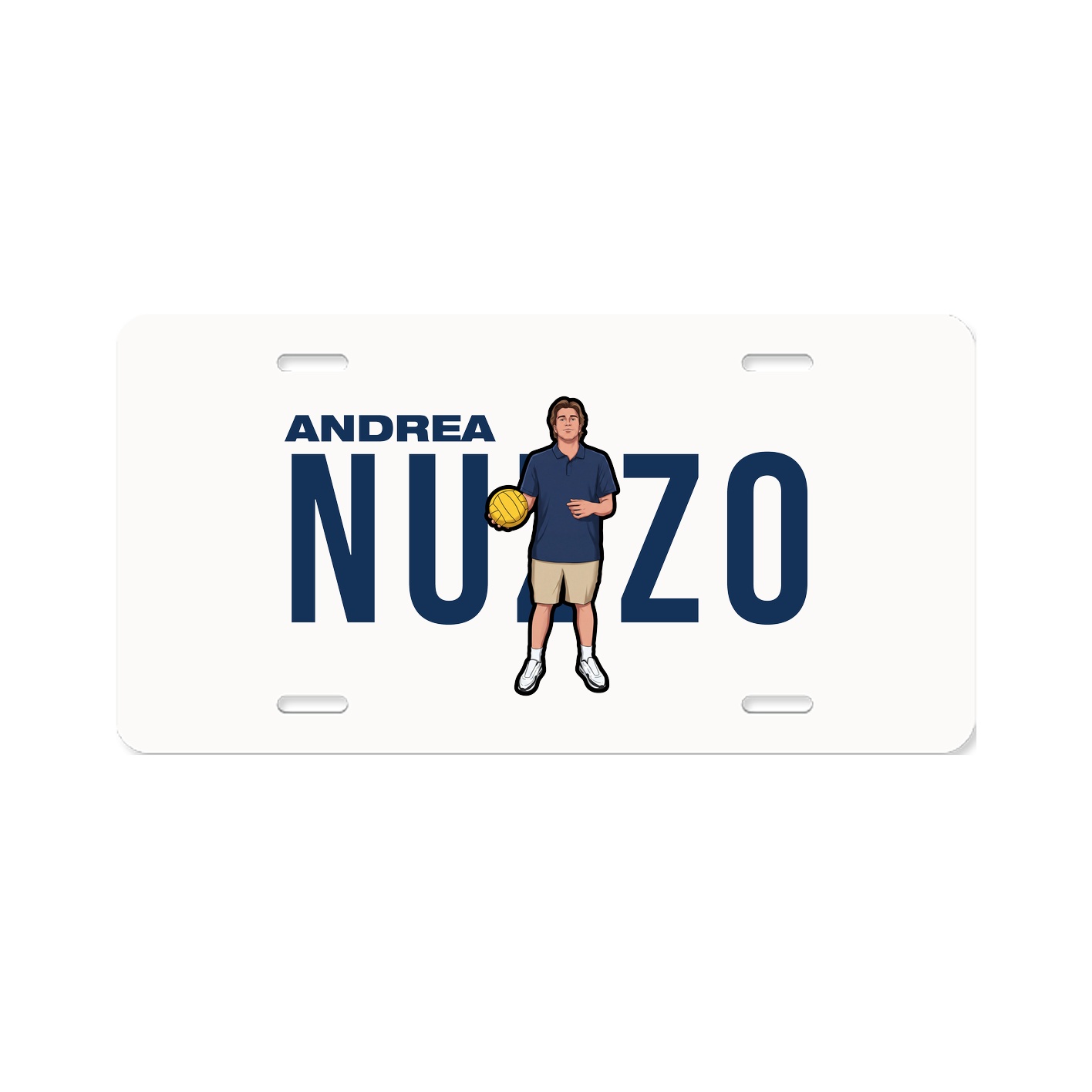 License Plate — Player Name in Classic