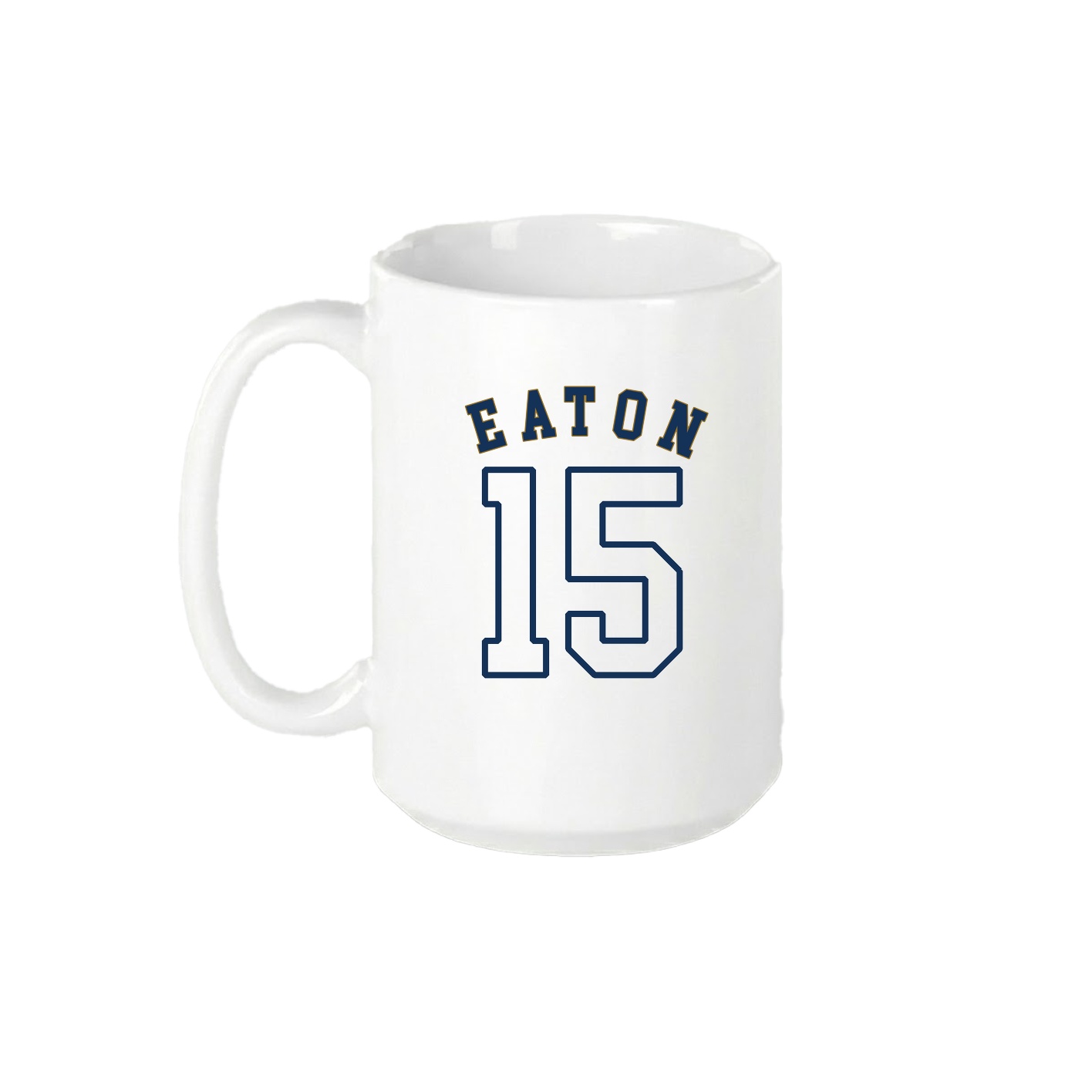 15oz Coffee Mug — Shirsey Arch in White